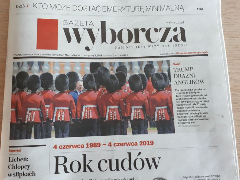 "Gazeta Wyborcza" z odmienioną makietą 