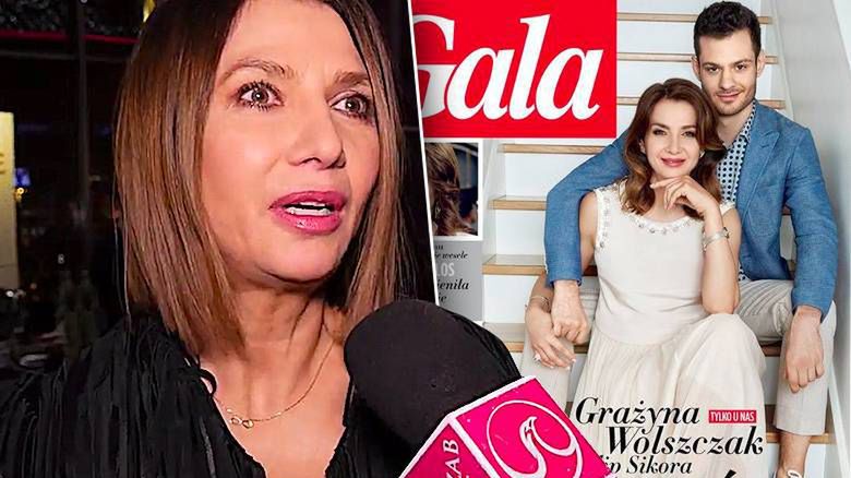 Grażyna Wolszczak, syn Filip Sikora, Gala