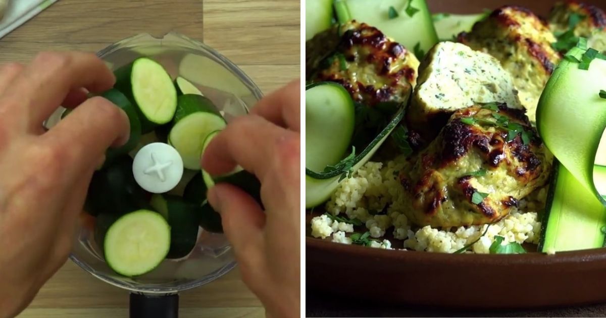 Pulpety z kurczaka i cukinii na obiad