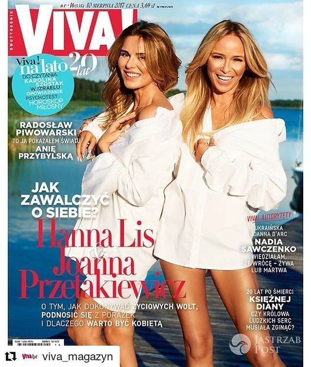 Hanna Lis i Joanna Przetakiewicz na okładce Vivy!