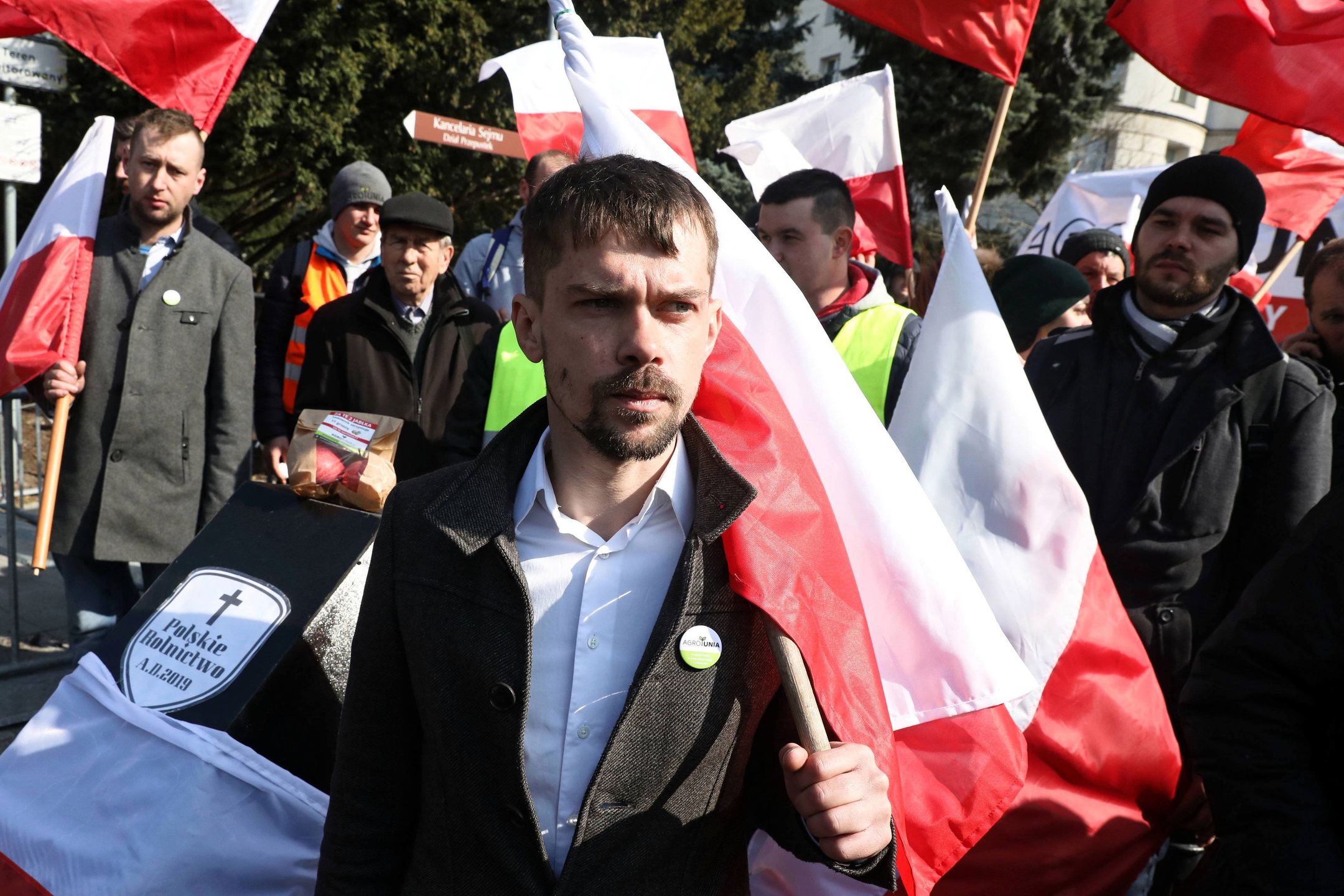 Lider ruchu AGROunia Michał Kołodziejczak 