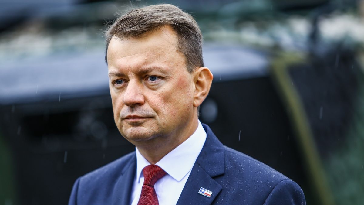 Minister Mariusz Błaszczak 