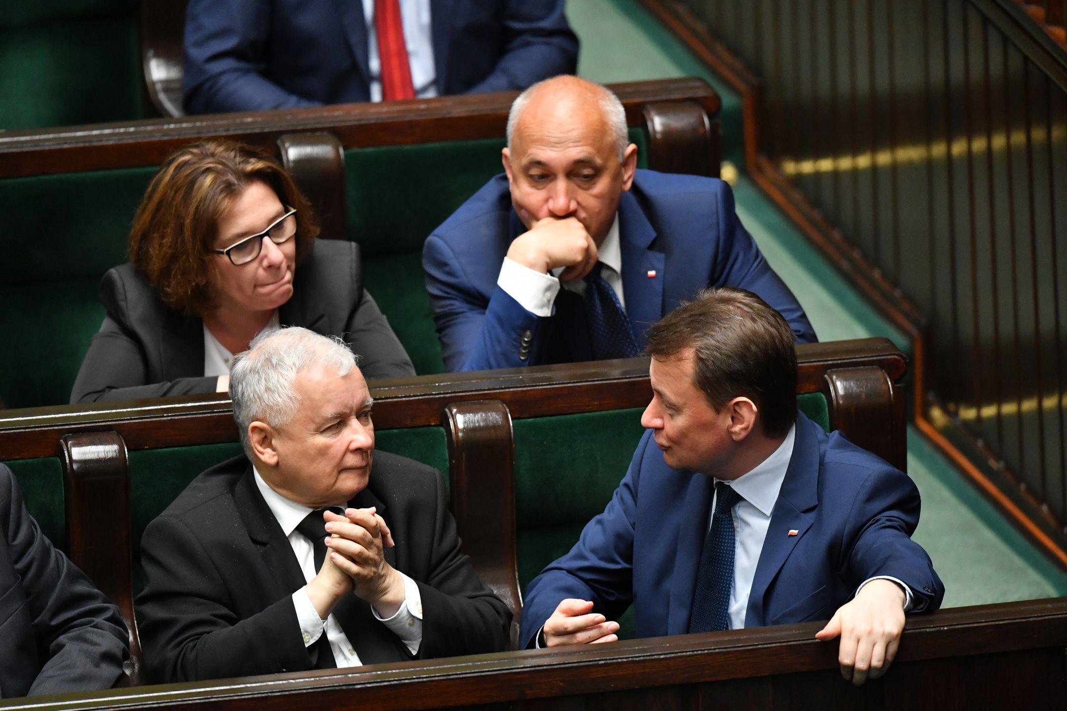 Jarosław Kaczyński i Mariusz Błaszczak