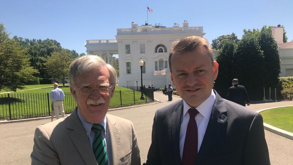 John Bolton i Mariusz Błaszczak