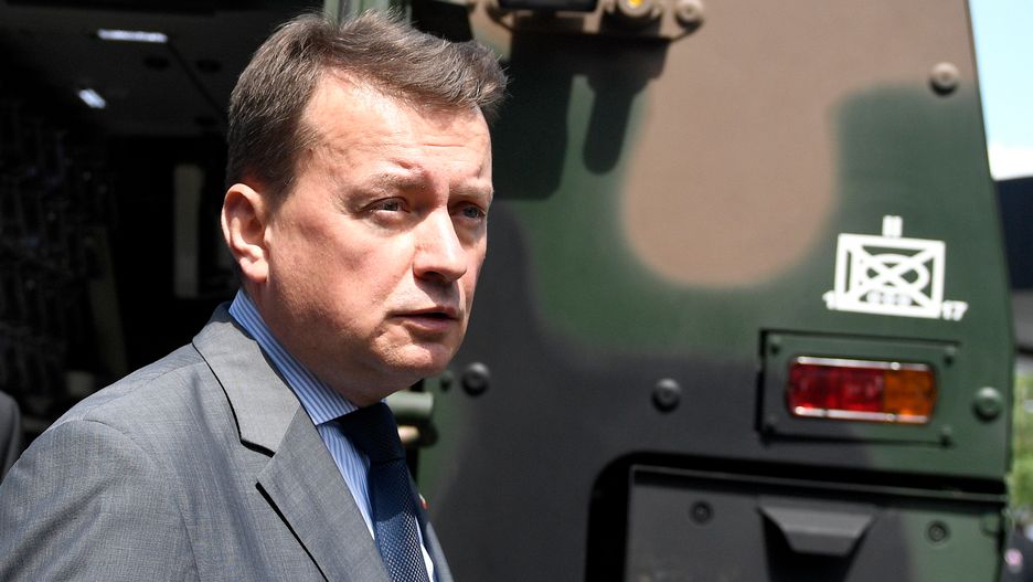 Na spotkaniu z Mariuszem Błaszczakiem w Nisku rozległy się krzyki, były też transparenty