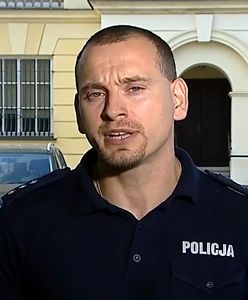 Policja szuka protestującego, który popchnął funkcjonariusza. "Analizujemy wszystkie materiały"