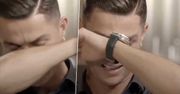 Zalany łzami Cristiano Ronaldo w śniadaniówce. Zobaczył nieznane nagranie z udziałem swojego ojca [WIDEO]