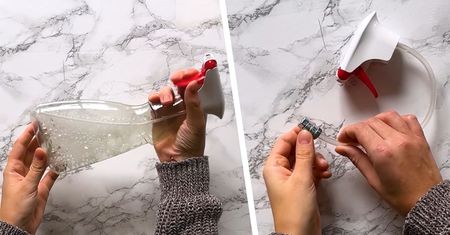 Robię jedną rzecz i spryskiwacz działa w każdej pozycji. Nawet do góry nogami