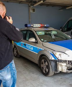 Nie zatrzymał się do kontroli. Policja zatrzymała go po pościgu i strzałach