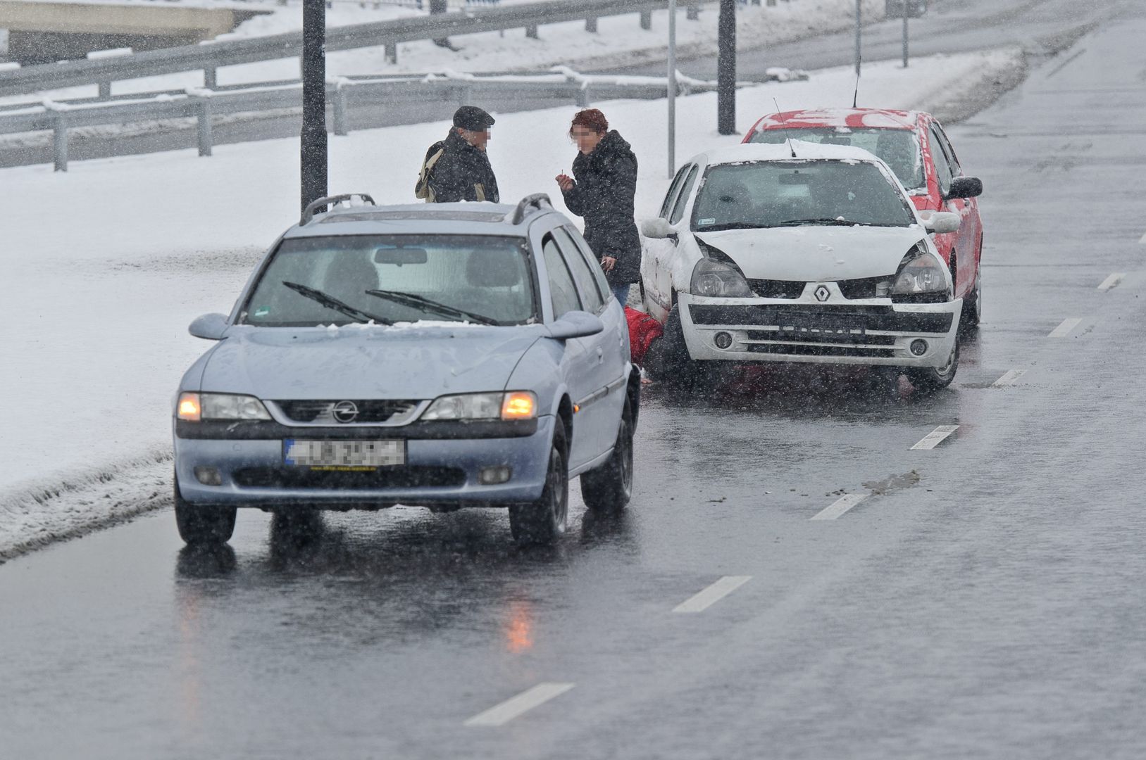 Nie blokuj drogi po stłuczce