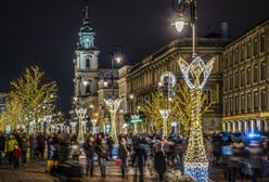 Świąteczna iluminacja w Warszawie 2019 i Trakt Królewski tylko dla spacerowiczów