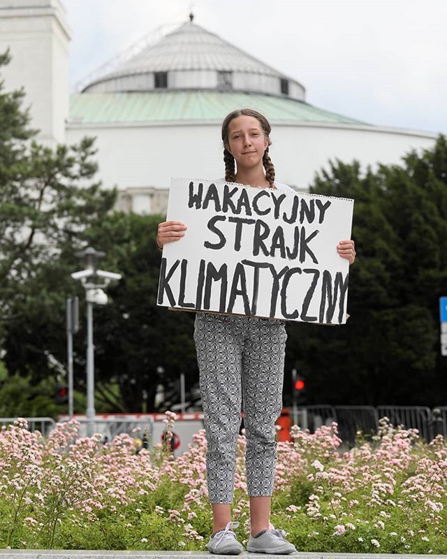 "Wakacyjny strajk klimatyczny" 13-latki przed Sejmem