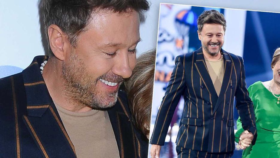 Andrzej Piaseczny z mamą Alicją na jesiennej ramówce TVN 2019