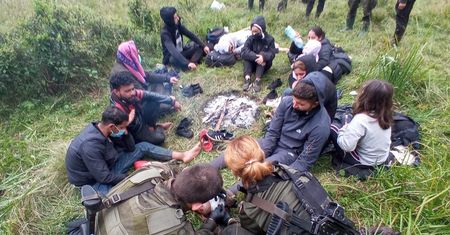 Grupa imigrantów utknęła na bagnach. Do akcji wkroczyła Straż Graniczna.