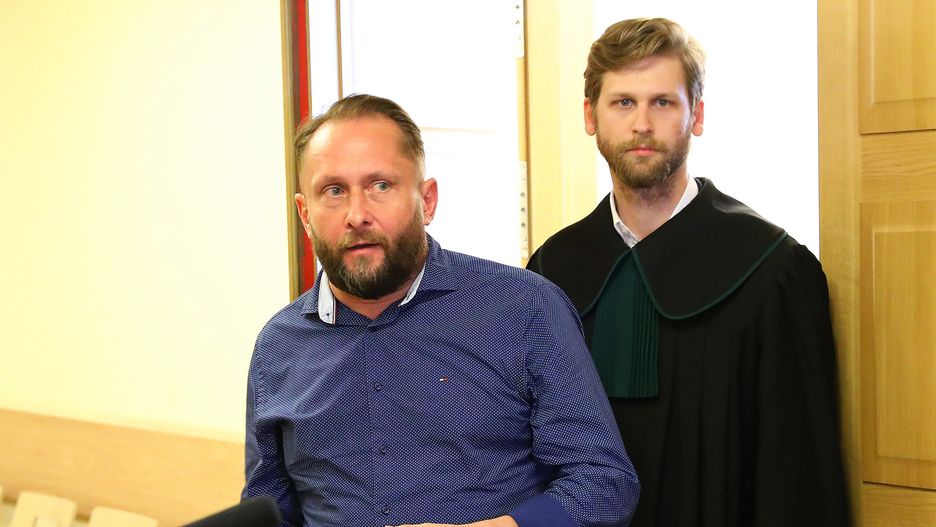 Kamil Durczok w Sądzie Rejonowym w Piotrkowie Trybunalskim