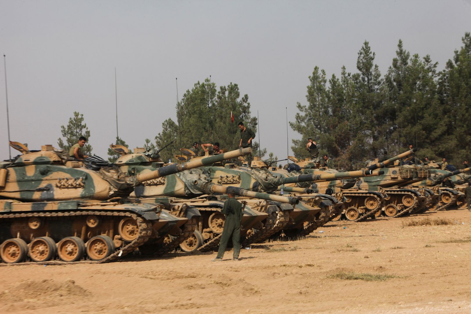 Tureckie czołgi w Syrii