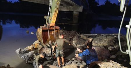 Niezwykłe odkrycie na Filipinach. Wydobyli z rzeki czołg z II wojny światowej