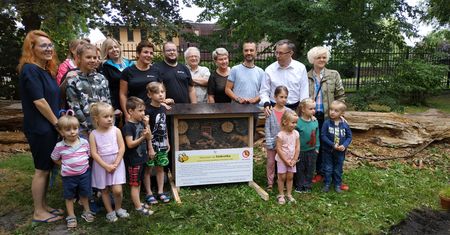 W Parku Miejskim zainstalowano hotelik dla owadów