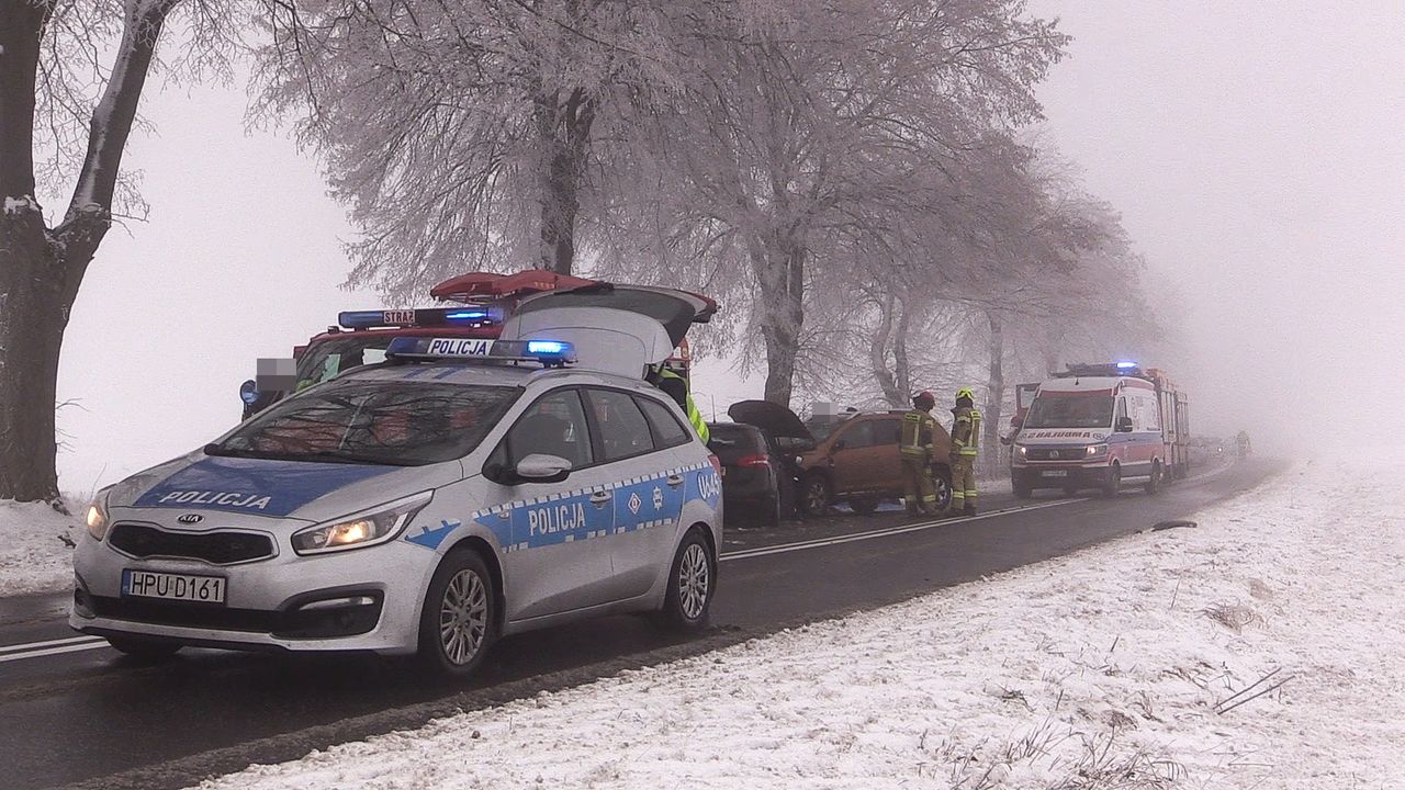 2 osoby w szpitalu po wypadku koło Kaczor