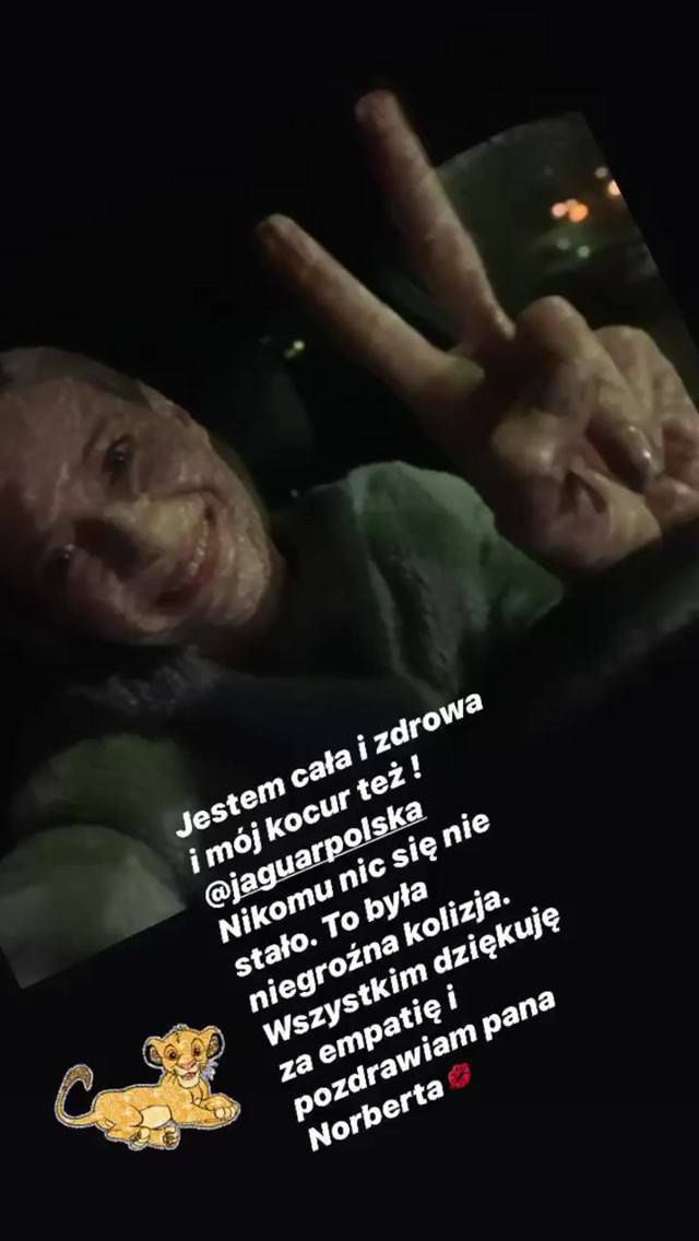 Małgorzata Kożuchowska komentuje wypadek samochodowy. W jakim jest stanie?