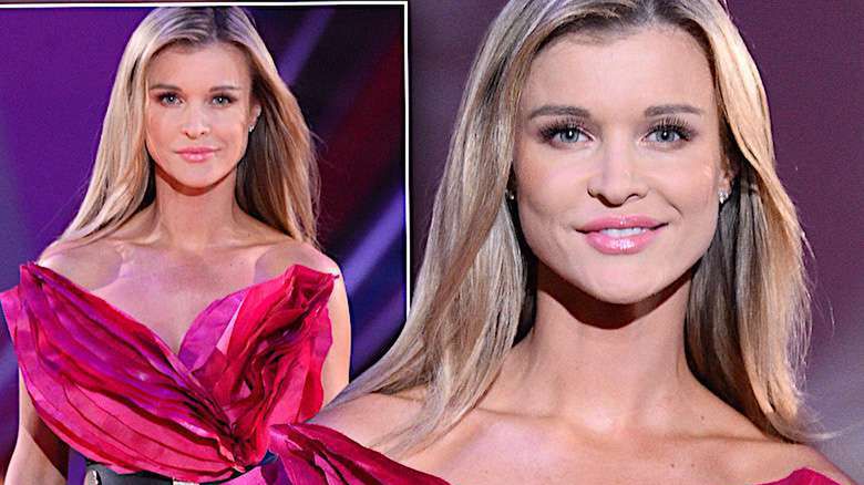 Joanna Krupa w różowej sukience na jesiennej ramówce TVN 2018