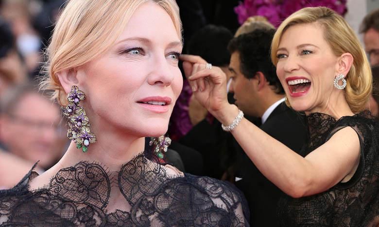 Cate Blanchett na otwarciu Cannes 2018 pojawiła się w sukni, w której zadebiutowała na Złotych Globach w 2014 roku!