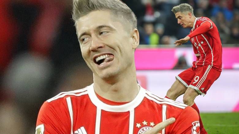 Robert Lewandowski blondynem