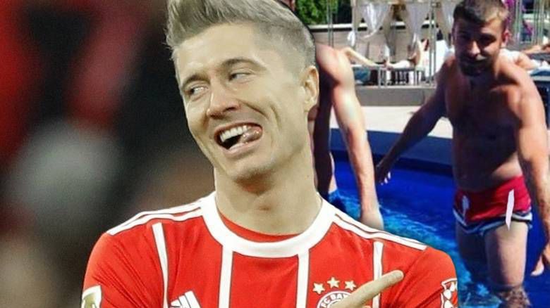 Robert Lewandowski odtworzył zdjęcie z 1998 roku