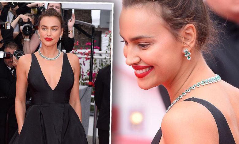 Irina Shayk w Cannes 2018 wyglądała jeszcze lepiej niż na MET Gali! Jej czarna suknia to jakiś obłęd