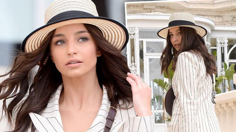 Julia Wieniawa na sesji zdjęciowej dla L'Oreal Paris - Cannes 2018