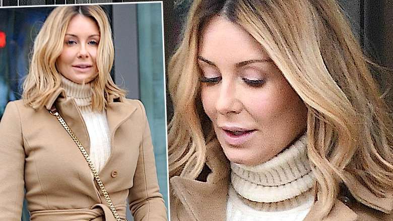 Małgorzata Rozenek w beżowym komplecie w Dzień Dobry TVN