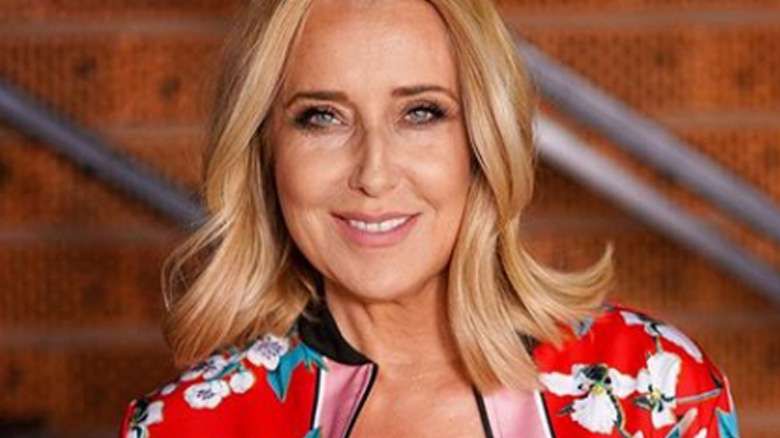 Agata Młynarska w wałkach na głowie