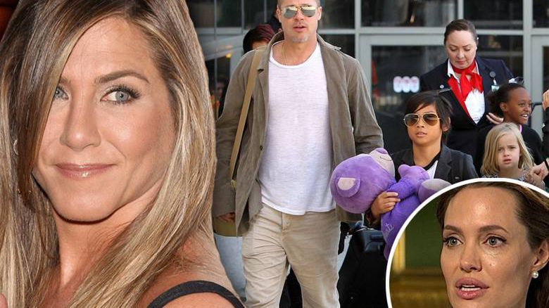 Jennifer Aniston poznała dzieci Brada Pitta