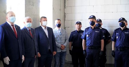 Kamień węgielny pod budowę nowej siedziby KPP w Pile