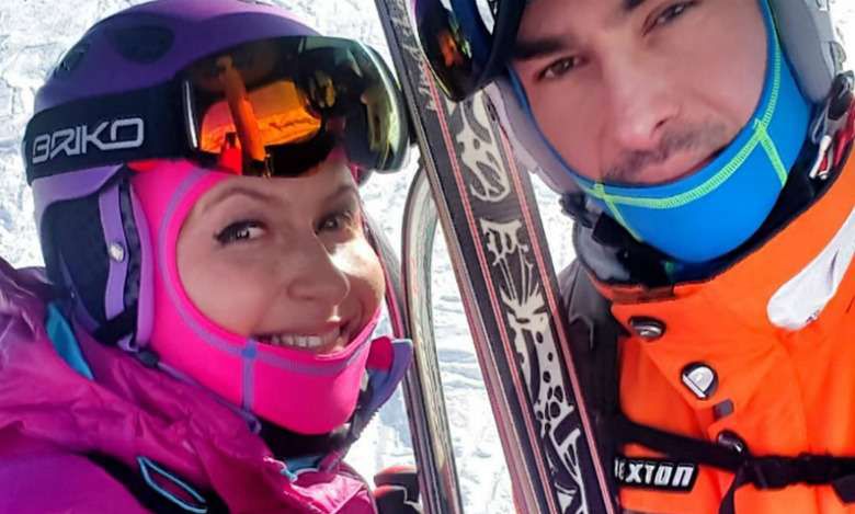 Katarzyna Skrzynecka to królowa narciarskich stoków w mroźnym Livigno! Jest z nią śliczna córeczka i przystojny małżonek!
