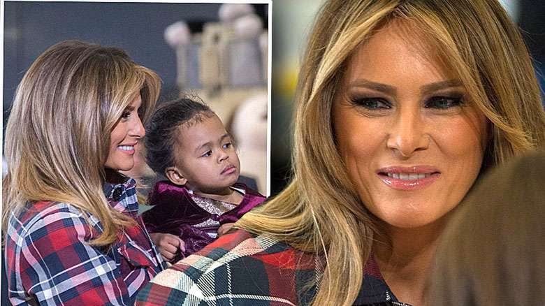 Melania Trump na spotkaniu z dziećmi