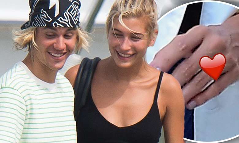 Pierścionek zaręczynowy Hailey Baldwin