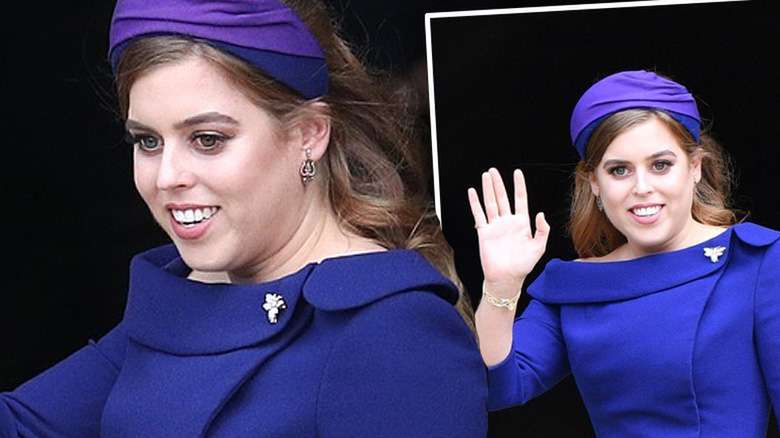 Stylizacja księżniczki Beatrice ze ślubu księżniczki Eugenii