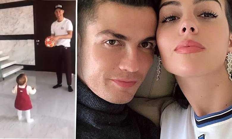 Georgina Rodriguez nagrała z ukrycia córkę i Cristiano Ronaldo. Ich słodka zabawa rozbroiła Internautów! [WIDEO]