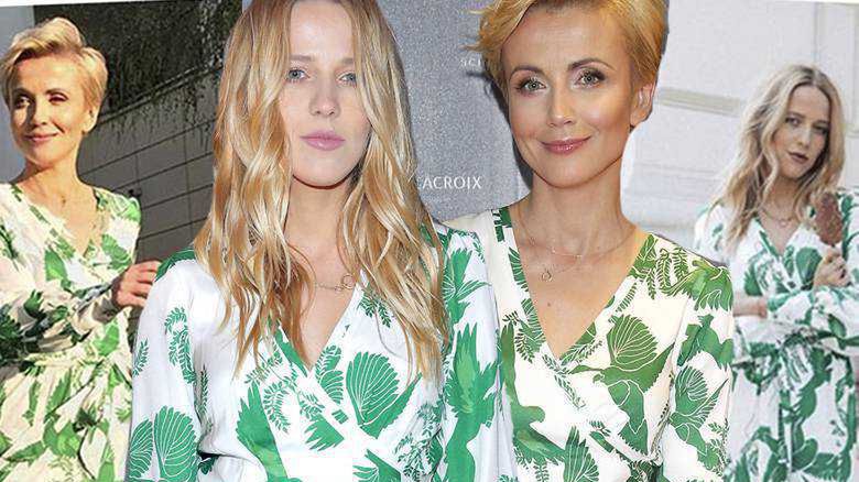 Katarzyna Zielińska i Jessica Mercedes w takiej samej sukience