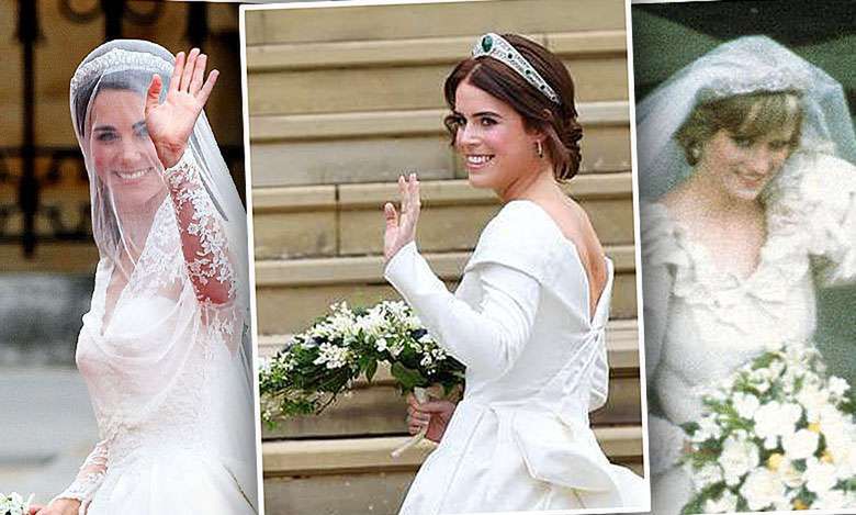 Księżniczka Eugenia wybrała kwiaty, a Kate i Diana? Czym było "coś niebieskiego" na królewskich ślubach?