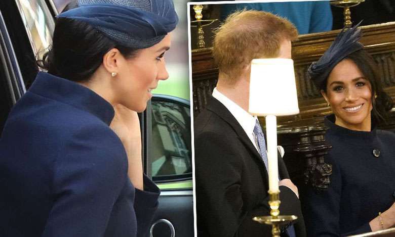 Meghan Markle jednak jest w ciąży? Królewscy fani dopatrzyli się WYRAŹNEGO znaku na ślubie księżniczki Eugenii!