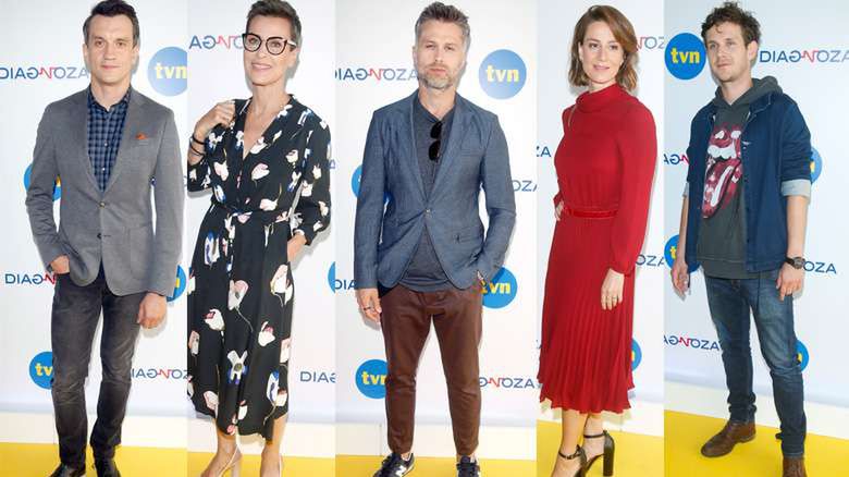 Gwiazdy na konferencji prasowej serialu Diagnoza