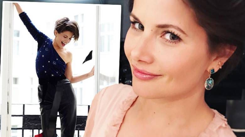 Agnieszka Sienkiewiz bez makijażu szuka przebiśniegów