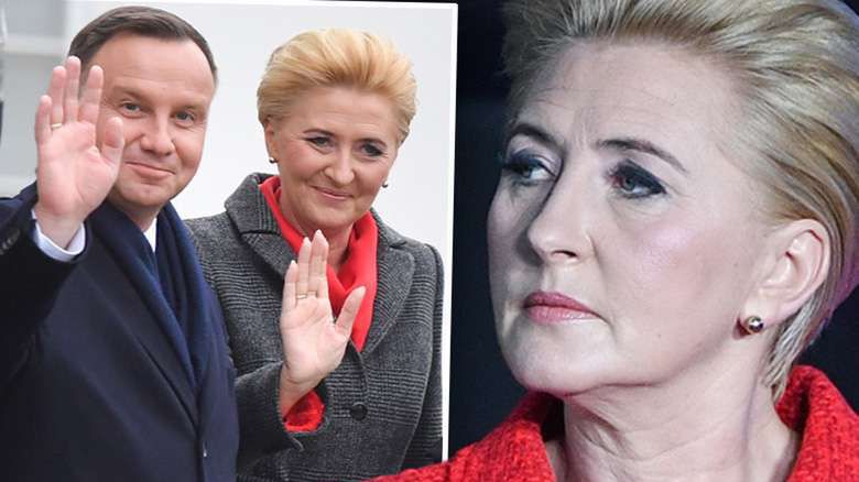 Agata Duda na spotkaniu z wiceprezydentem USA, Michaelem Pencem