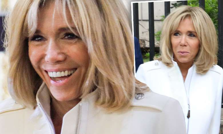 Brigitte Macron wystylizowała się jak Małgosia Rozenek! W odważnej mini i cała na biało zadała szyku w gorącej Argentynie!