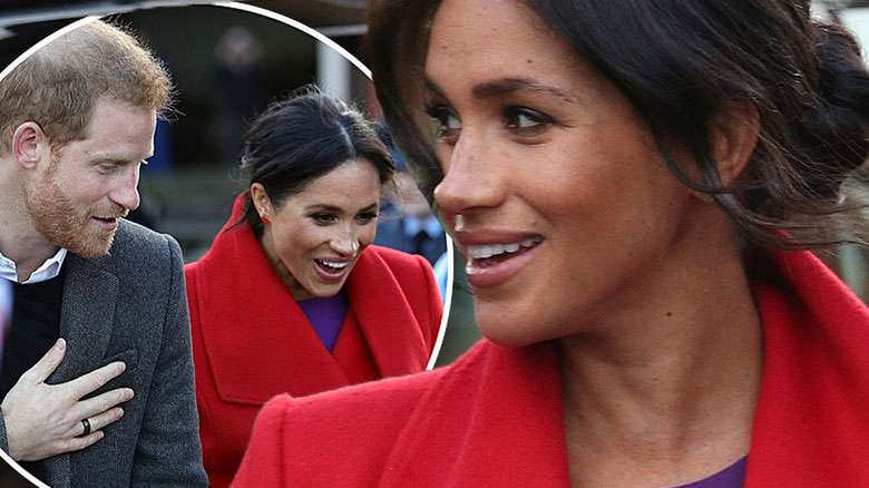 Stylizacja Meghan Markle w Birkenhead