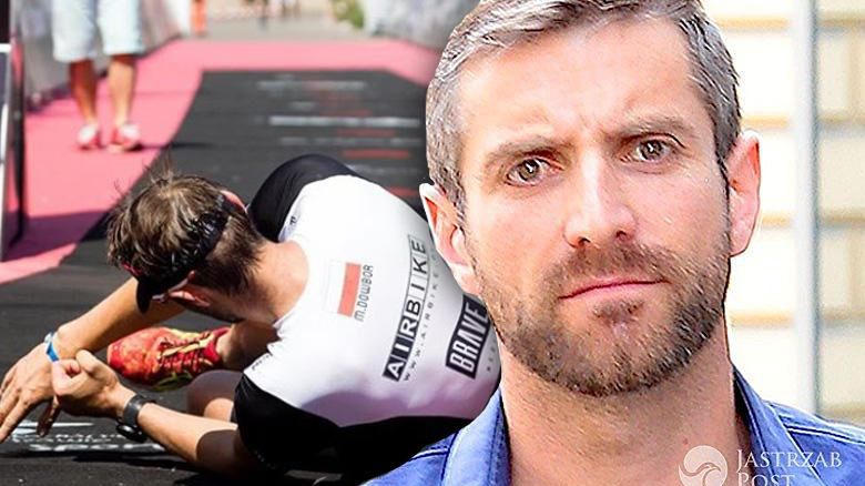 Maciej Dowbor upadł po ukończeniu triatlonu