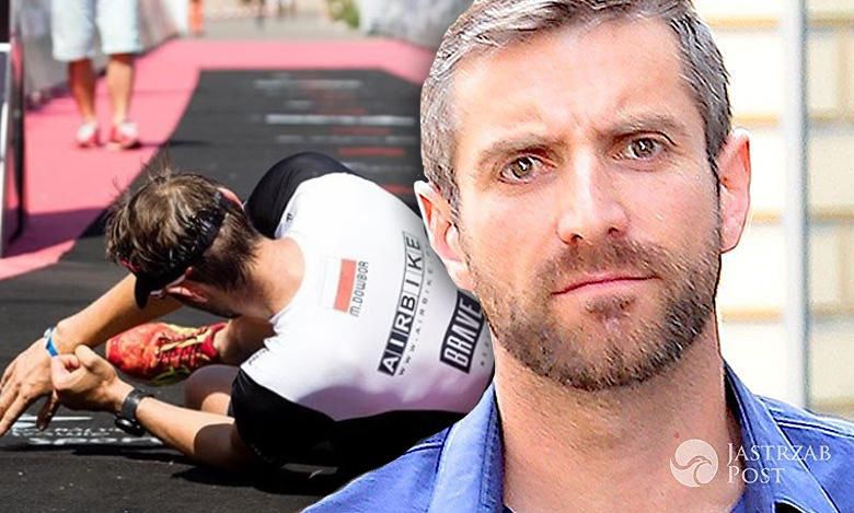 Maciej Dowbor upadł po ukończeniu triatlonu