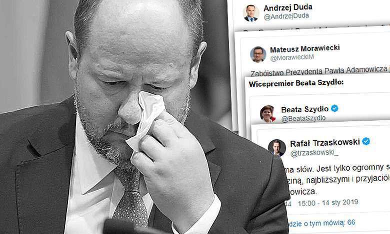 Gwiazdy i politycy żegnają Pawła Adamowicza. Najbardziej poruszający jest wpis Andrzeja Dudy